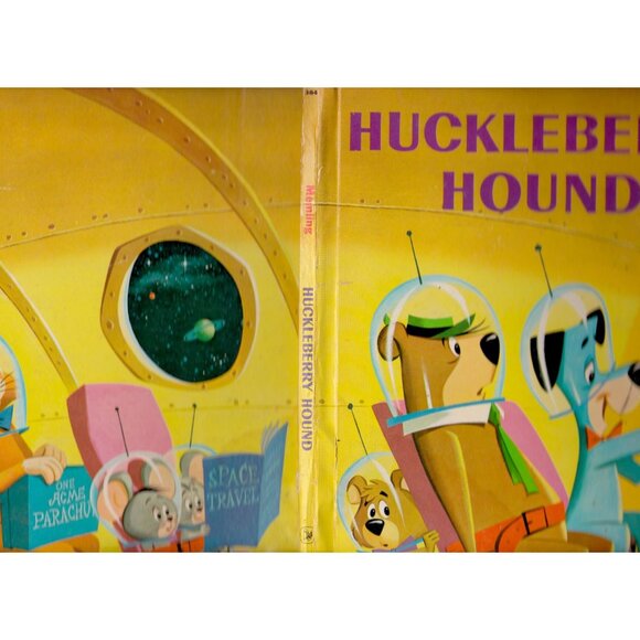 Huckleberry Hound – Big Golden Book 1960 Hanna-Barbera – Memling, McGary & Pratt - Picture 2 of 6